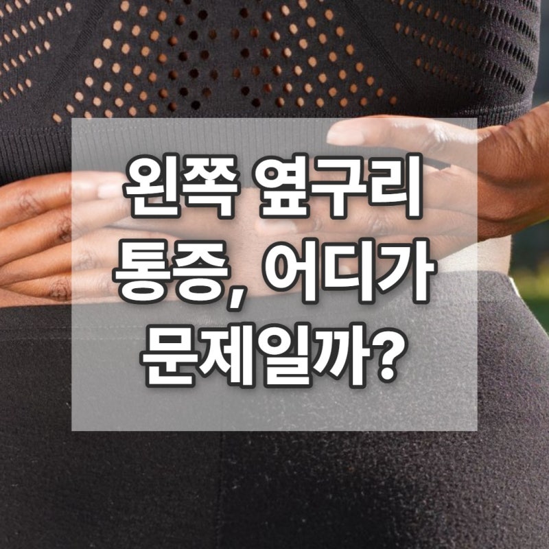 왼쪽 옆구리 통증, 신장·대장·췌장 중 어디가 문제일까?