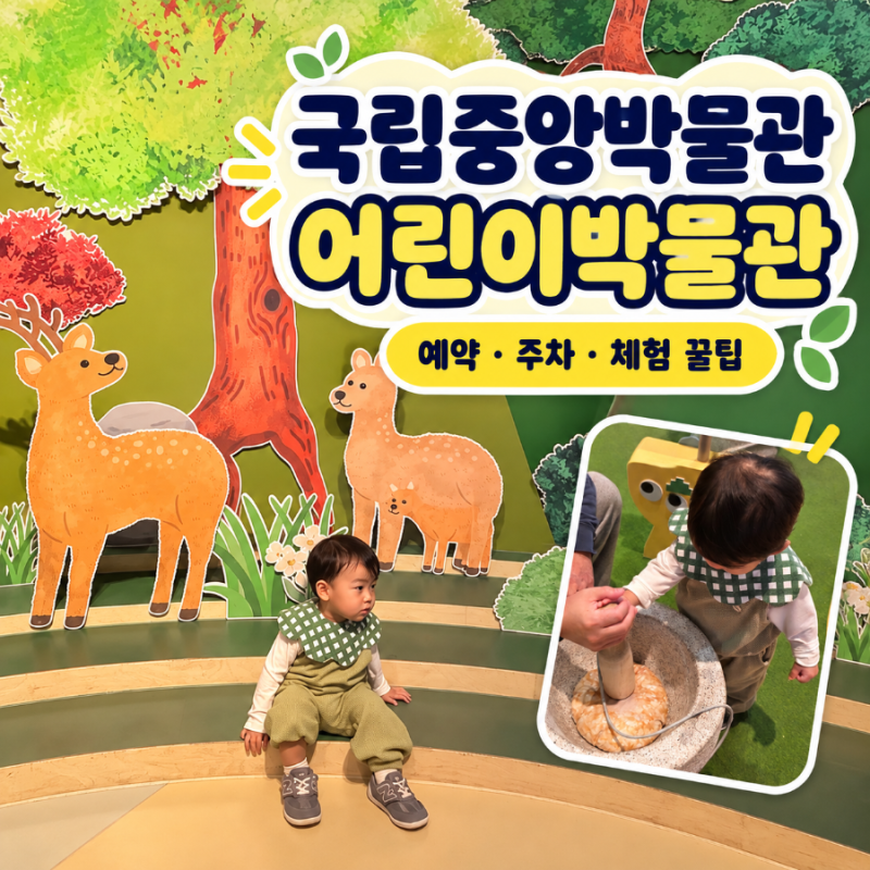 17개월 아기랑 국립중앙박물관 어린이박물관 후기｜예약·주차·체험 꿀팁