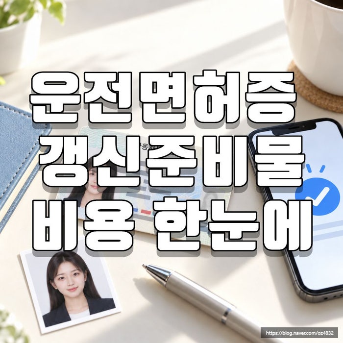 운전면허증 갱신, 2026년 기간·준비물·온라인 신청 정리