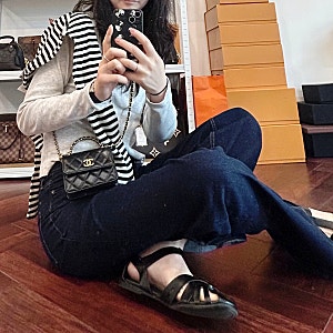 샤넬 22K 탑핸들 미니 플랩백!!! 기