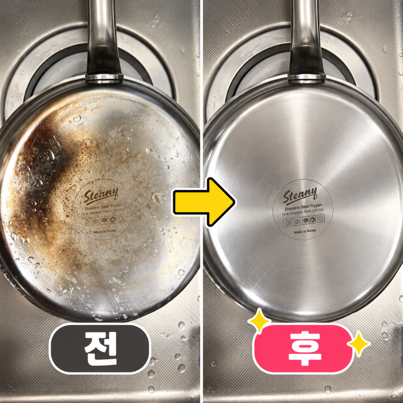 탄 냄비 세척방법 별짓 다 했는데 코스트코 '이거' 하나면 되네?