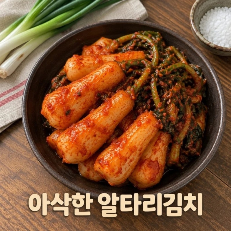알타리 담그는 법 양념 비율 실패 없이 맞추는 법