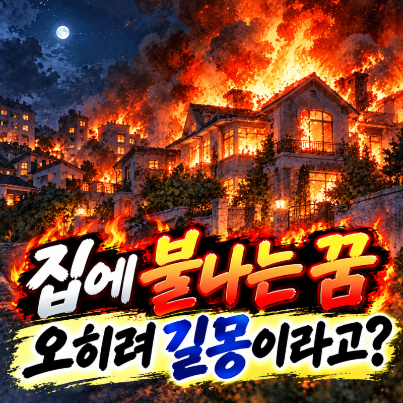 불나는 꿈 집과 건물에 불이 나는 꿈해몽 무서웠는데 오히려 길몽이라는 이유