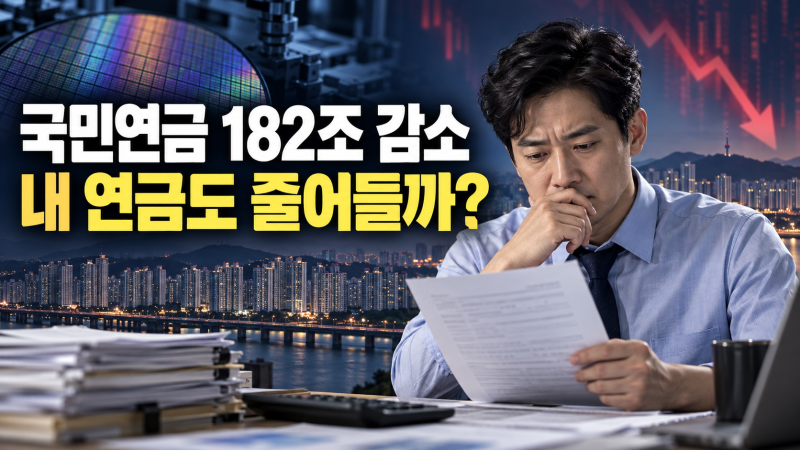 국민연금 182조 손실, 내 연금도 줄어들까? 삼성전자·SK하이닉스 급락보다 봐야 할 것