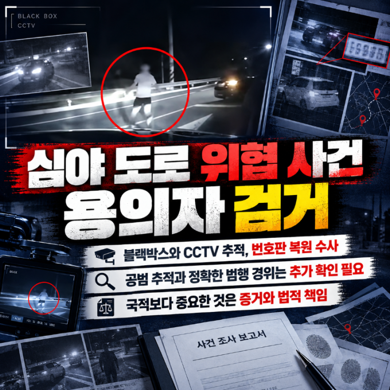“한국 치안 어쩌다 이 지경”…이천 심야 도로 위협 사건, 카자흐스탄인 검거로 드러난 추....