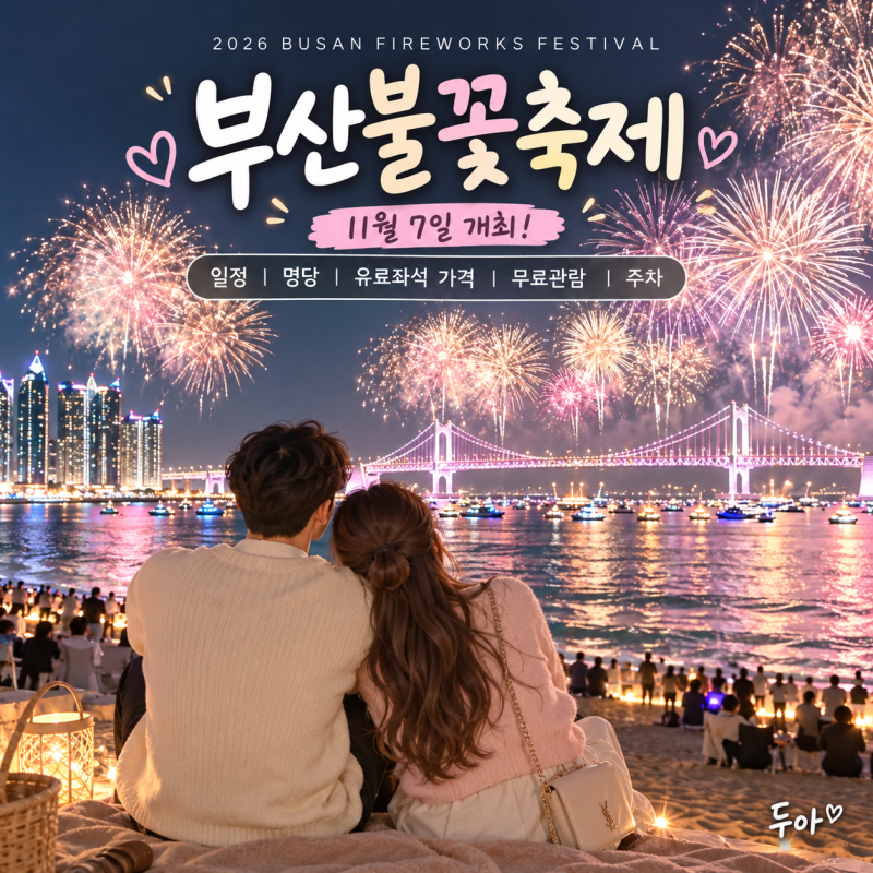 2026 부산불꽃축제 일정 총정리｜광안리 명당·무료 관람·유료좌석 가격·주차