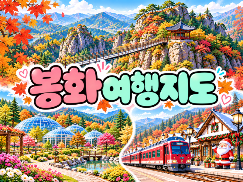 봉화 여행지도 총정리｜경북 봉화 가볼만한곳 BEST 3부터 맛집·카페·숙소까지!