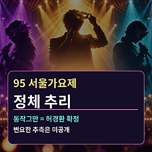 놀면 뭐하니 95 서울가요제 정체 추리! 동작그만 허경환 확정, 사랑을 그대 품 안에는 변요한....