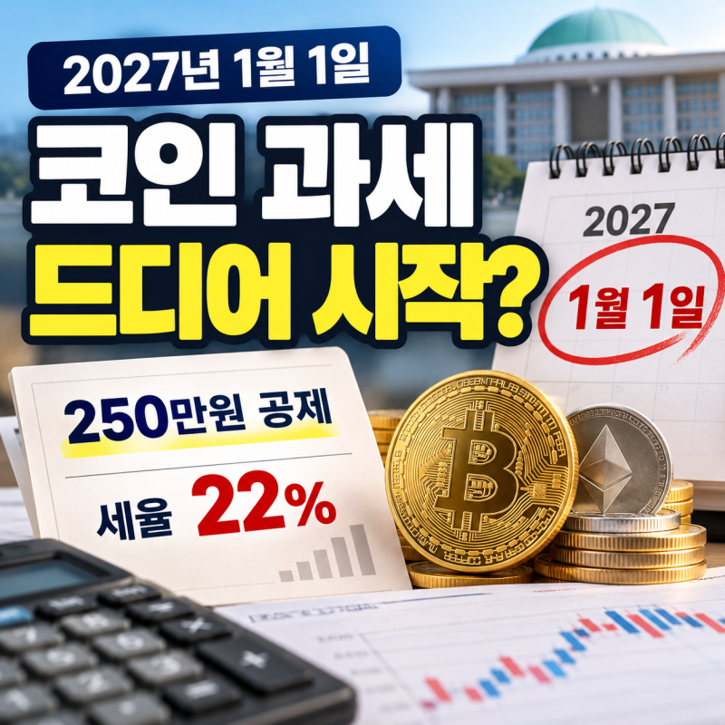 코인 과세 석 달 앞, 연말 하루 시세가 내 세금을 가른다