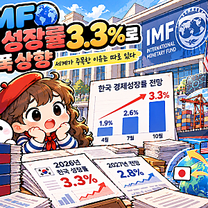 IMF 한국 성장률 3.3%로 대폭 상향, 세계가 주목한 이유는 따로 있다