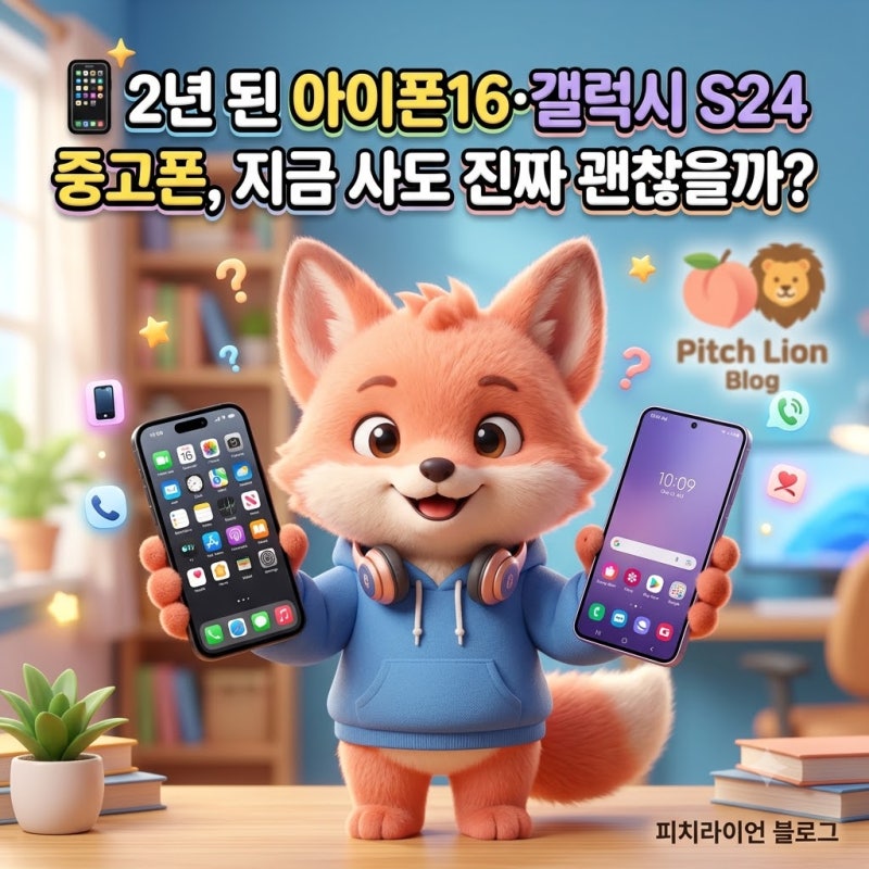 2년 된 아이폰16·갤럭시 S24 중고폰, 지금 사도 진짜 괜찮을까?