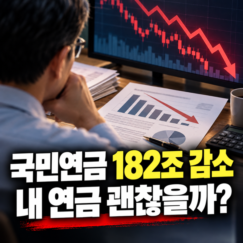 “100일 만에 182조 증발?” 국민연금 역대급 손실, 내 연금은 괜찮을까?
