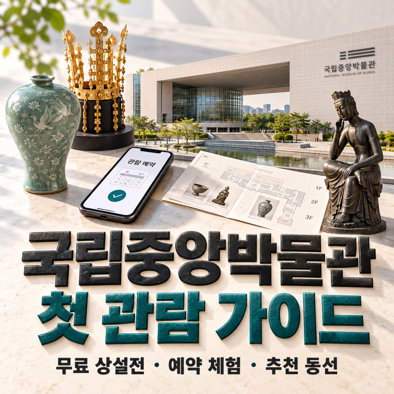 국립중앙박물관 첫 관람 가이드｜무료 상설전·예약 체험·관람 동선 구분