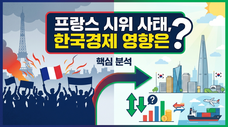 프랑스 시위 사태, 한국경제 영향은?