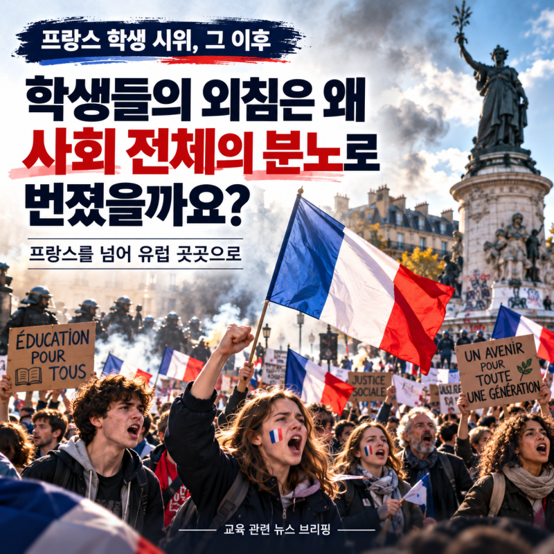 프랑스 학생 시위는 왜 사회 전체의 분노로 번졌을까｜유럽 곳곳에서 시민들이 거리로 나온 ....
