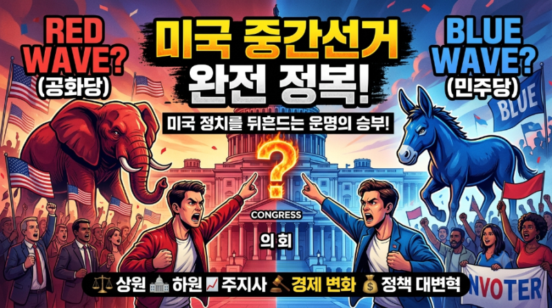 세계의 중심, 미국 정치를 뒤흔드는 '미국 중간선거' 소개