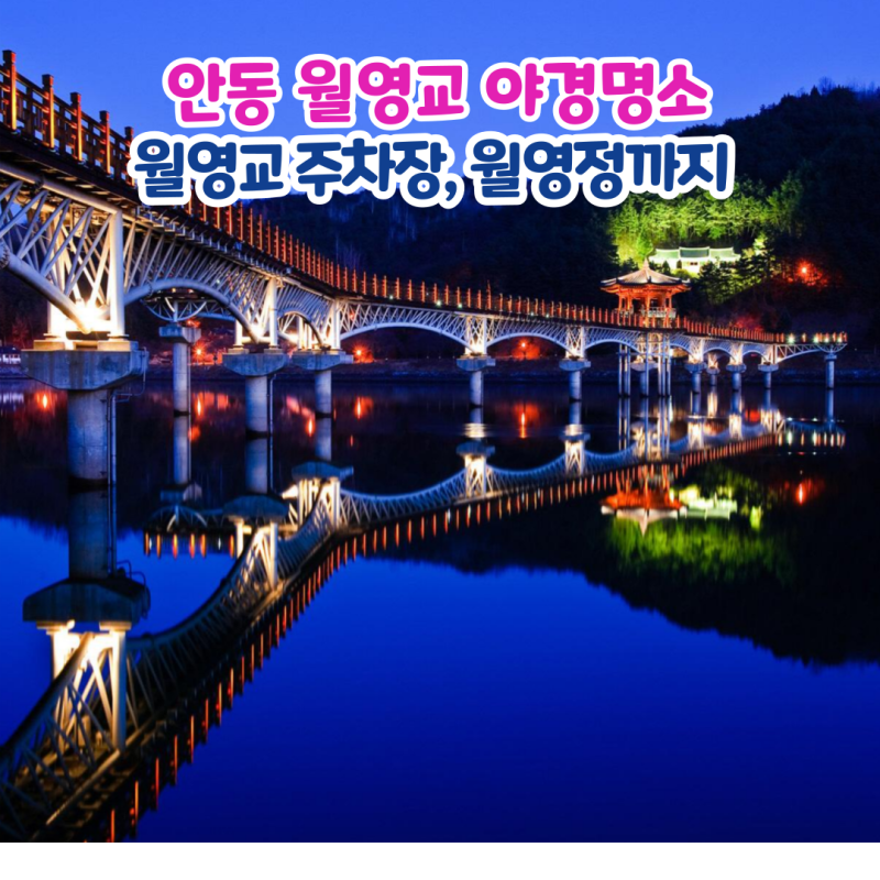 안동 월영교 야경 명소 / 안동 월영교 주차장, 월영정, 안동 가볼 만한 곳