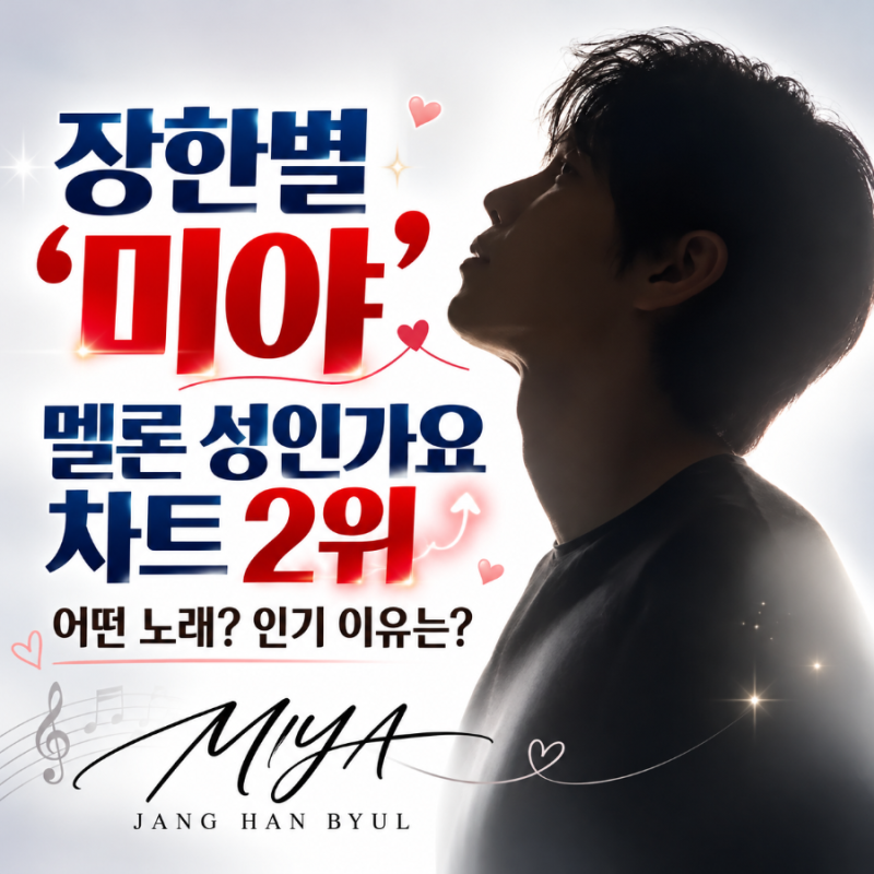 장한별 ‘미야’ 어떤 노래? 멜론 성인가요 차트 2위 오른 이유