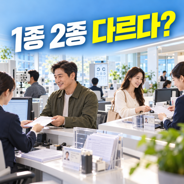 1종 면허와 2종 면허 갱신 방법이 다르다고? 적성검사부터 준비물까지 달라지는 부분