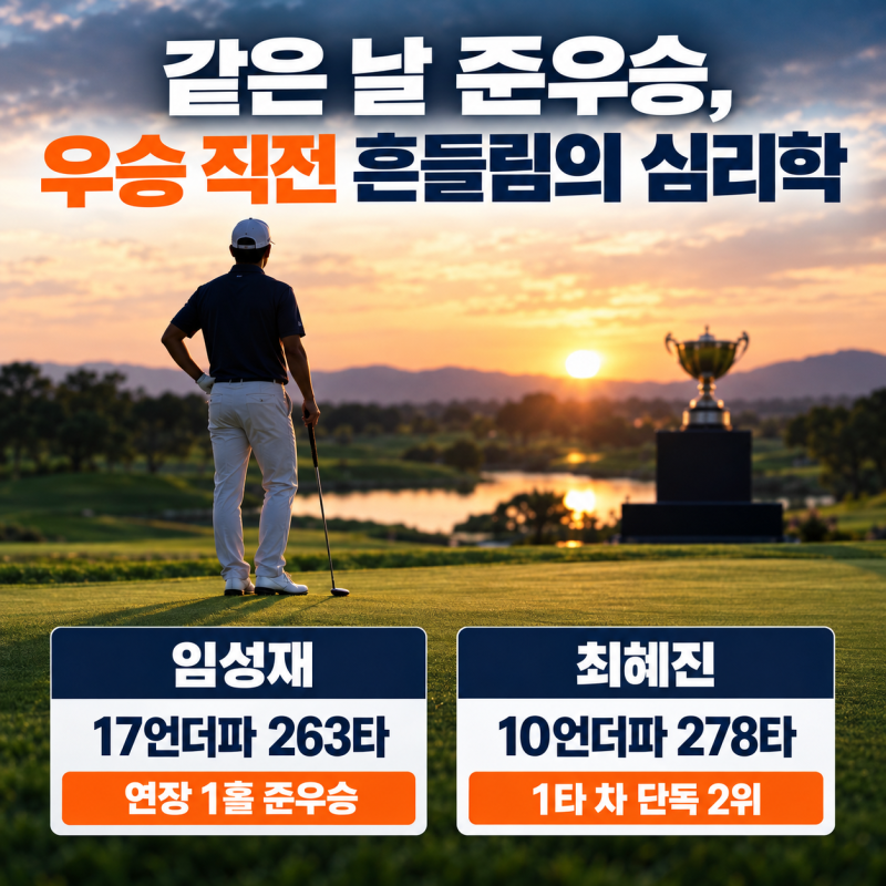 "이게 진짜 골프야?"최혜진 LPGA 상하이 준우승 임성재 마카오 오픈 연장패,우승 직전 멘탈 이....