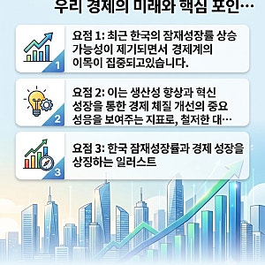한국 잠재성장률 반등 가능성, 우리 경제의 미래와 핵심 포인트 총정리