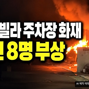 송파구 문정동 빌라 주차장 방화 사건, 술 취한 30대 여성 체포…주민 8명 부상