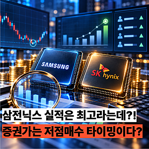 삼전닉스 역대급 실적에도 주가 폭락.. 삼성전자 27만원 전망에 시선 쏠린 이유