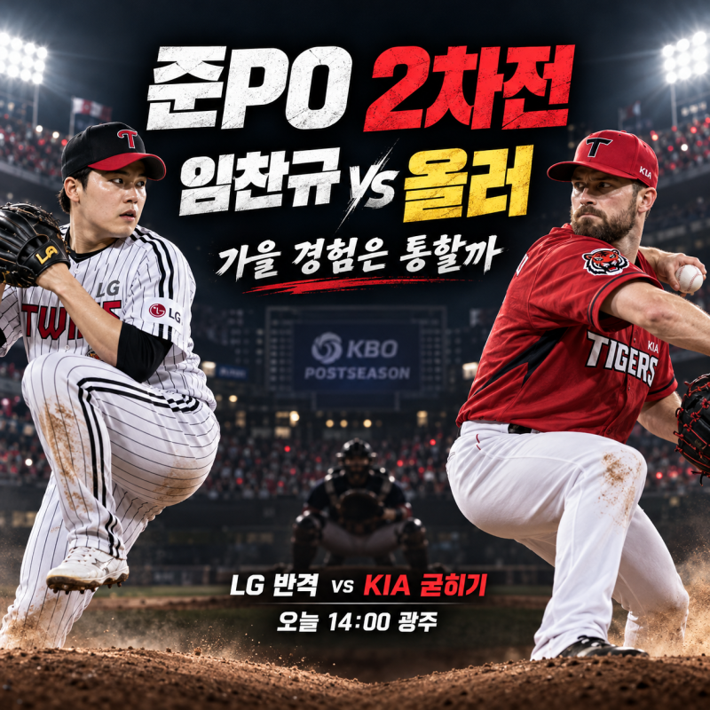 임찬규 올러 준PO 2차전, 가을 경험은 통할까?포스트시즌 통산 10경기에 등판한 임찬규와 KBO ....