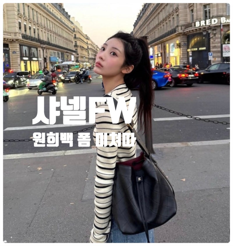 요즘 패션계 난리 난 아일릿 원희 샤넬백 FW 신상 버킷백 대체 뭐길래? 가격 정보