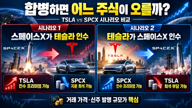 테슬라·스페이스X 합병하면 주가 오를까? SEC 공시로 확인한 합병설의 진실