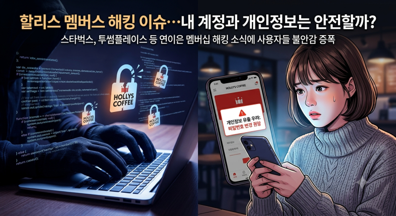 할리스 멤버스 해킹 이슈…내 계정과 개인정보는 안전할까?