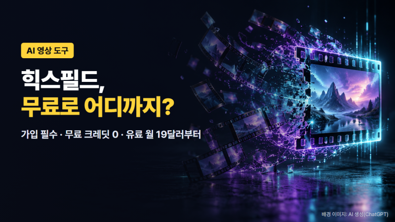 힉스필드 사용법, 무료로 어디까지 될까? 요금제 월 19달러부터와 Genjutsu(젠주츠) 정리