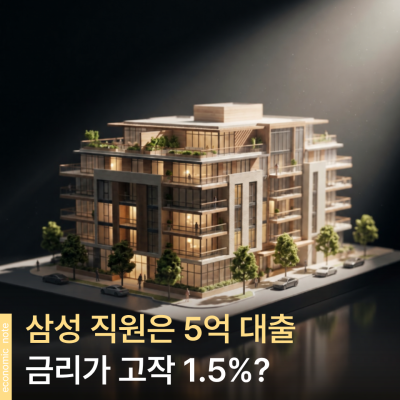 “삼성전자 사내대출 5억에 연 1.5%?" 직장인들이 부러워할 만하네