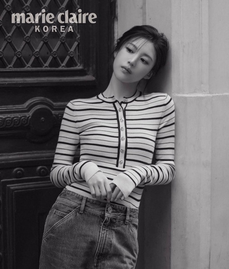[CHANEL] 샤넬 스트라이프 니트, 고윤정 니트, 원희 니트