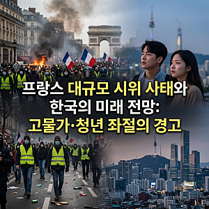 프랑스 대규모 시위 사태와 한국의 미래 전망: 고물가·청년 좌절의 경고