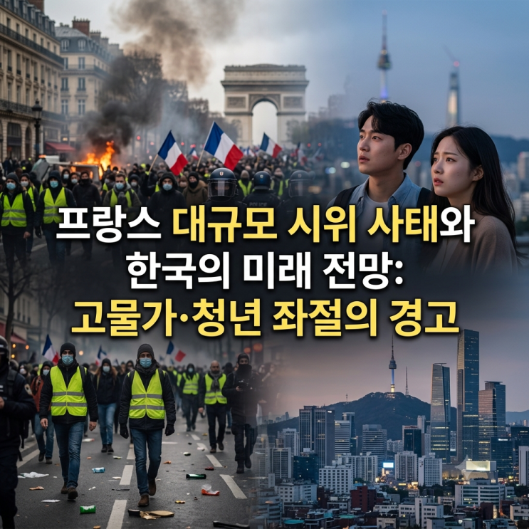 프랑스 대규모 <b>시위</b> 사태와 한국의 미래 전망: 고물가·<b>청년</b> 좌절의 ....