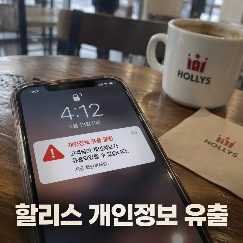 할리스 개인정보 유출 멤버십 해킹 비밀번호 주소까지 털렸다