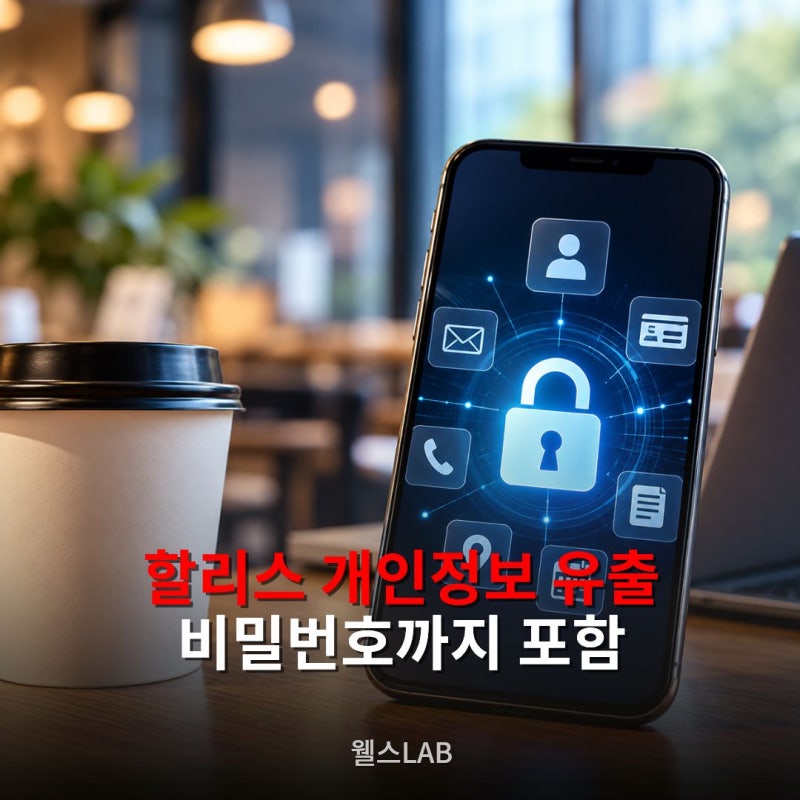 할리스 개인정보 유출, 비밀번호까지 포함…유출 대상과 대처 방법