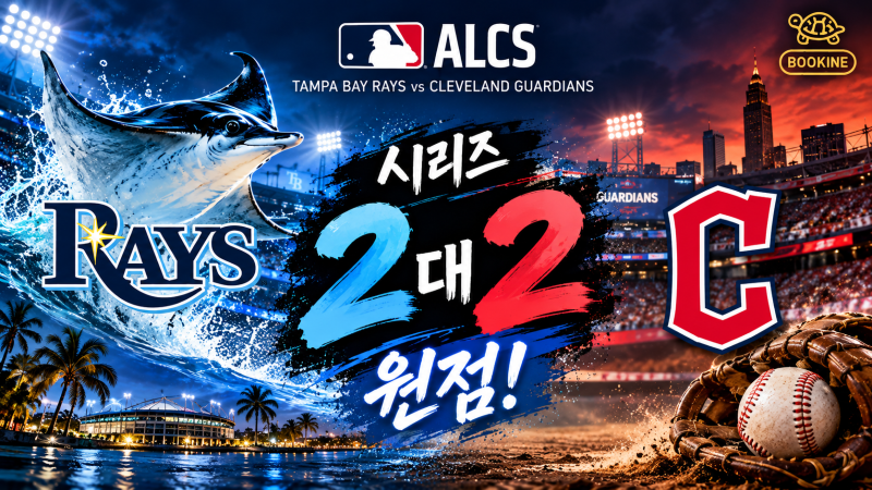 탬파베이 대반격! 시리즈 2승 2패, 월드시리즈 향한 승부는 원점으로