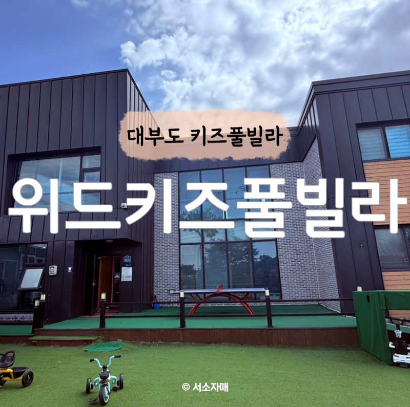 대부도 펜션밸리 위드키즈풀빌라 4가족 후기 룸컨디션
