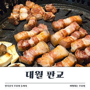 판교역 고기집 대월, 듀록특화품종 돼지고기를 맛볼 수 있는 듀록A세트