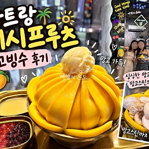 나트랑 제시프루츠 망고빙수 후기｜가격 208,000동, 생망고 가득한 디저트 맛집