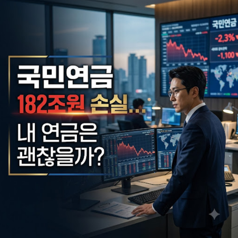 “국민연금 182조 손실이라는데...” 내 노후 연금은 괜찮을까? 가입자가 알아야 할 3가지