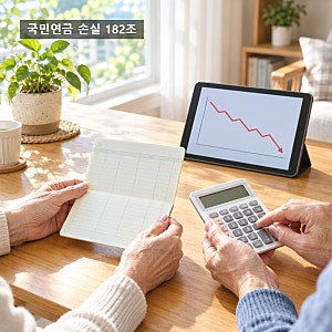 국민연금 손실 182조, 고갈시점 당겨질까? 수익률은 아직 +14.8%