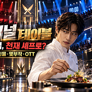 파이널 테이블, 안효섭은 왜 이름을 바꿨을까? 등장인물·몇부작·OTT