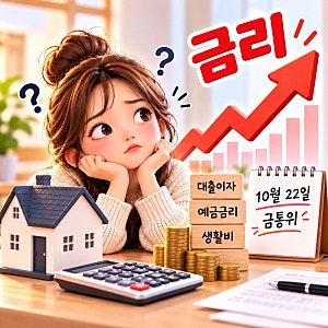 10월 22일 금통위, 금리 동결해도 안심할 수 없는 이유｜대출·예금·생활비 대비법