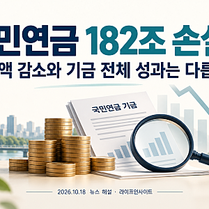 국민연금 주식 평가액 182조 감소…손실 보도와 핵심 쟁점을 분석해봤습니다