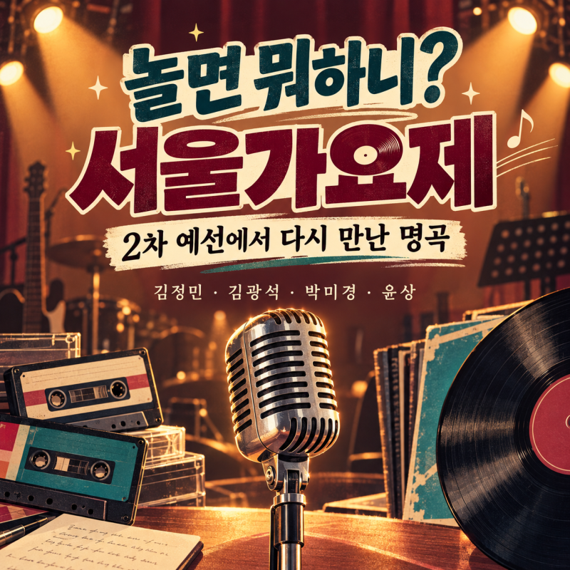 놀면 뭐하니 서울가요제 2탄｜김정민·김광석부터 윤상까지, 추가 선곡 총정리