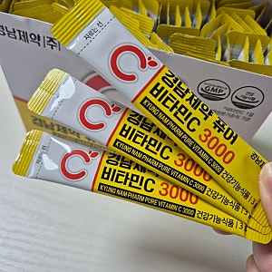 고함량 비타민씨, 경남제약 퓨어 비타민C 3000 하루 한 포 메가도스