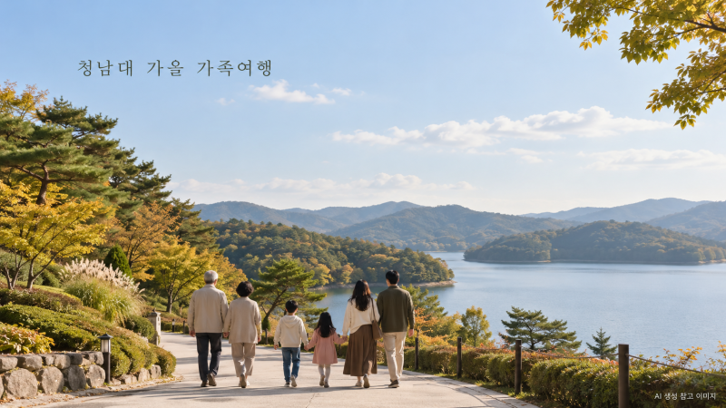 [청남대 가을 가족여행], 입장료·무료 주차·대청호 반나절 코스